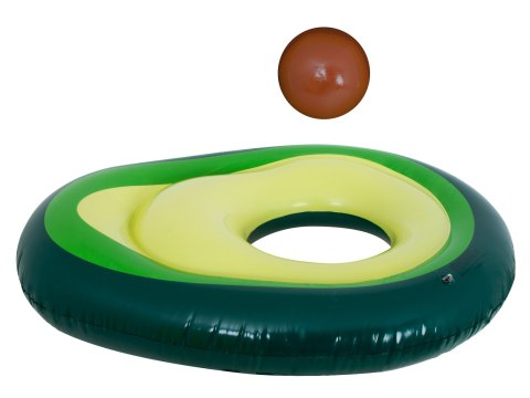 Materac dmuchany do pływania awokado z pestką piłką 150cm XL Materac dmuchany do pływania awokado z pestką piłką 150cm XL