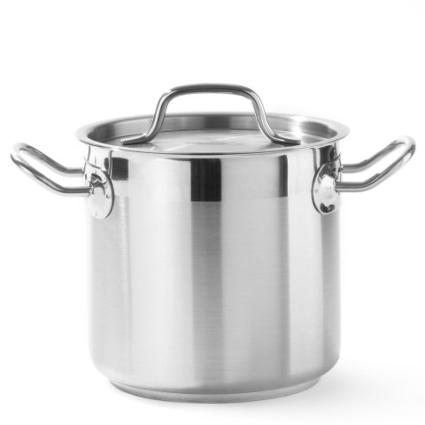 Garnek wysoki Profi Line z pokrywką dno Sandwich 10 l śr. 240 x 220 h - Hendi 832400 Garnek wysoki Profi Line z pokrywką dno Sandwich 10 l śr. 240 x 220 h - Hendi 832400