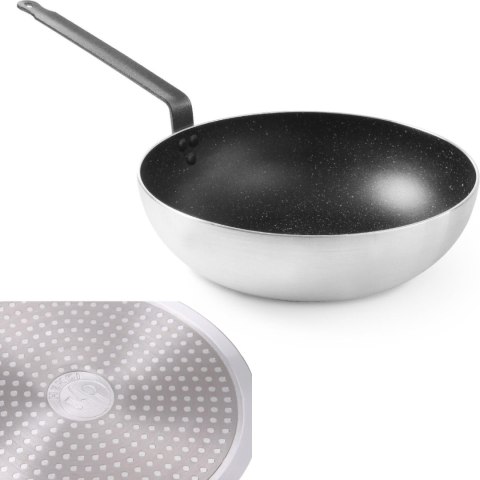 Patelnia Wok Marble Professional 3 L śr. 280 - Hendi 627730 Patelnia Wok Marble Professional 3 L śr. 280 - Hendi 627730