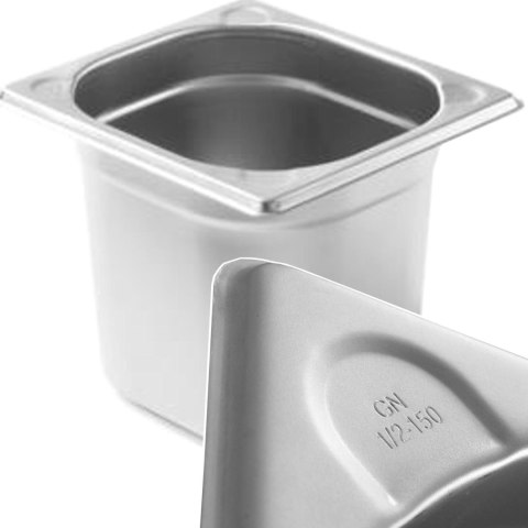 Pojemnik GN 1/6 stalowy Kitchen Line wys.150 mm - Hendi 806647 Pojemnik GN 1/6 stalowy Kitchen Line wys.150 mm - Hendi 806647
