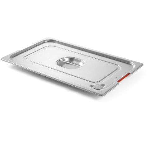 Pokrywka do pojemnika GN Profi Line z uszczelką silikonową i wycięciem na uchwyty GN2/3 354x325mm stal - Hendi 804315 Pokrywka do pojemnika GN Profi Line z uszczelką silikonową i wycięciem na uchwyty GN2/3 354x325mm stal - Hendi 804315