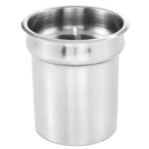 Wkład garnek z pokrywką stalowy do bemaru podgrzewacza do zupy 3.8L Wkład garnek z pokrywką stalowy do bemaru podgrzewacza do zupy 3.8L