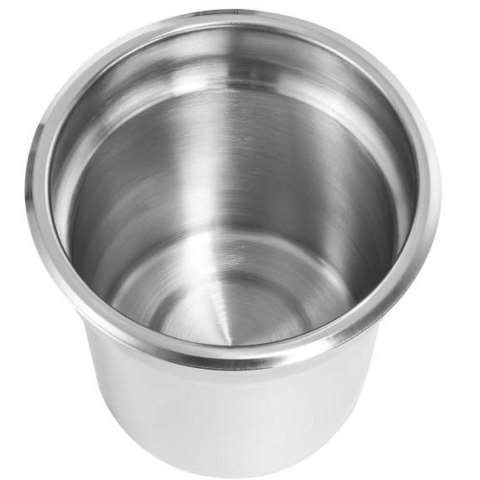 Wkład garnek z pokrywką stalowy do bemaru podgrzewacza do zupy 3.8L Wkład garnek z pokrywką stalowy do bemaru podgrzewacza do zupy 3.8L