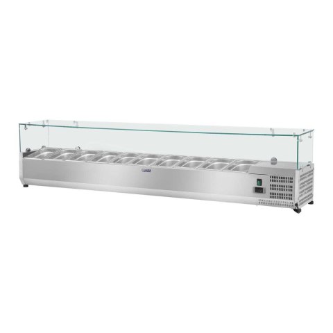 Nadstawa chłodnicza ze szklaną osłoną 10x GN1/4 200cm Nadstawa chłodnicza ze szklaną osłoną 10x GN1/4 200cm