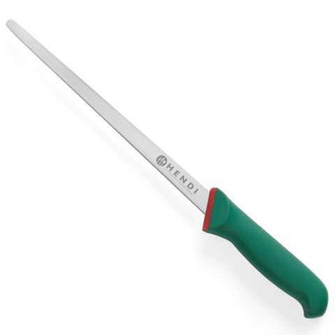 Nóż do szynki wędlin wąski Green Line 415mm Hendi 843345 Nóż do szynki wędlin wąski Green Line 415mm Hendi 843345