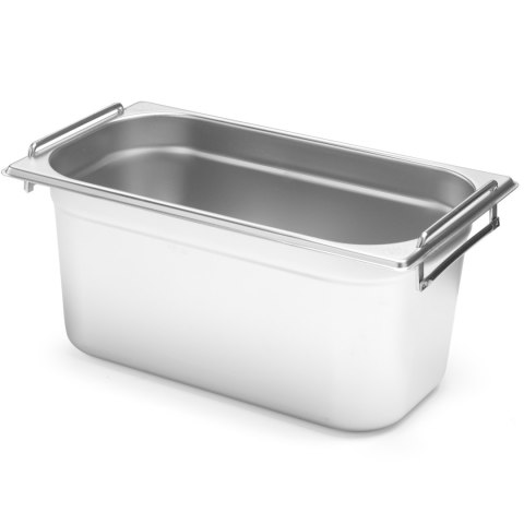Pojemnik gastronomiczny GN 1/3 z chowanymi uchwytami 325x176x150mm 5.7L Hendi 817445 Pojemnik gastronomiczny GN 1/3 z chowanymi uchwytami 325x176x150mm 5.7L Hendi 817445