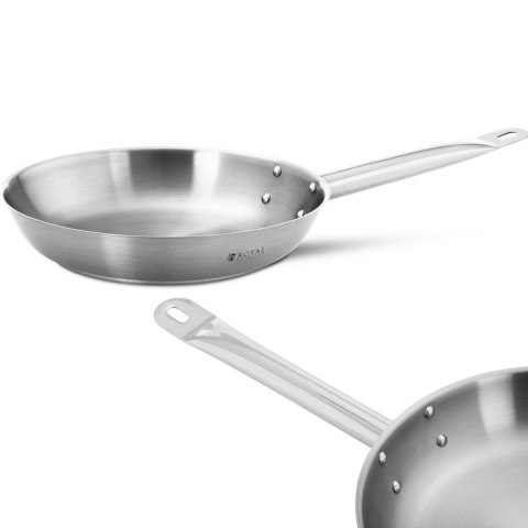 Patelnia ze stali nierdzewnej indukcja gaz śr. 26 cm Patelnia ze stali nierdzewnej indukcja gaz śr. 26 cm