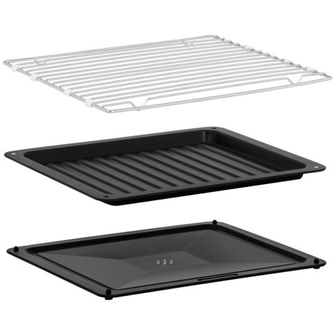 Piekarnik piec konwekcyjny z funkcją pary 3 poziomy stal 2100 W Piekarnik piec konwekcyjny z funkcją pary 3 poziomy stal 2100 W