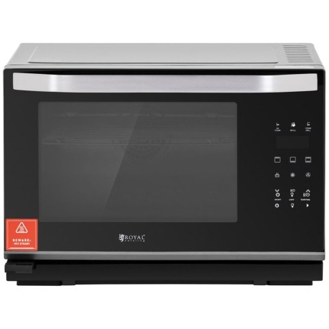 Piekarnik piec konwekcyjny z funkcją pary 3 poziomy stal 2100 W Piekarnik piec konwekcyjny z funkcją pary 3 poziomy stal 2100 W
