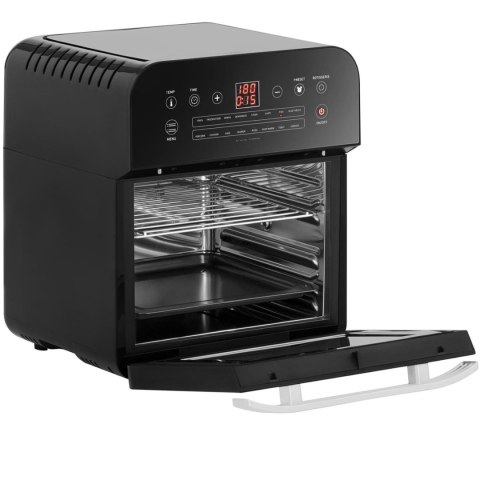 Piekarnik piecyk wielofunkcyjny z rożnem 13 programów 1.6kW 12L Piekarnik piecyk wielofunkcyjny z rożnem 13 programów 1.6kW 12L