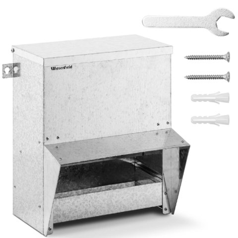 Karmidło karmnik dla kur drobiu zsypowy automatyczny 5 kg Karmidło karmnik dla kur drobiu zsypowy automatyczny 5 kg