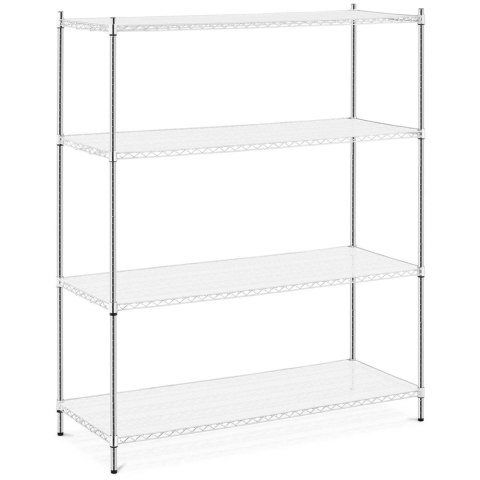 Regał magazynowy ażurowy 4 półki + 4 maty do 1 t 1000 kg 150x60x180 cm Regał magazynowy ażurowy 4 półki + 4 maty do 1 t 1000 kg 150x60x180 cm