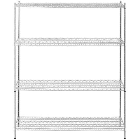Regał metalowy magazynowy 4 półki druciane do 1 t 1000 kg 149x59x180 cm Regał metalowy magazynowy 4 półki druciane do 1 t 1000 kg 149x59x180 cm