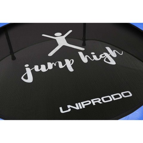 Trampolina dla dzieci z siatką zabezpieczającą do 50 kg śr. 140 cm niebieska Trampolina dla dzieci z siatką zabezpieczającą do 50 kg śr. 140 cm niebieska
