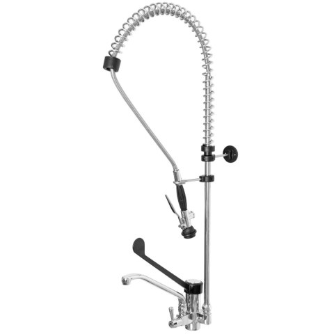 Bateria gastronomiczna z wylewką i prysznicem natryskiem wys. 106 cm - Hendi 810279 Bateria gastronomiczna z wylewką i prysznicem natryskiem wys. 106 cm - Hendi 810279