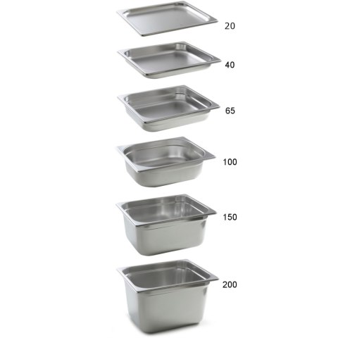 Pojemnik GN 2/1 stal nierdzewna Profi Line wys. 40 mm - Hendi 801147 Pojemnik GN 2/1 stal nierdzewna Profi Line wys. 40 mm - Hendi 801147