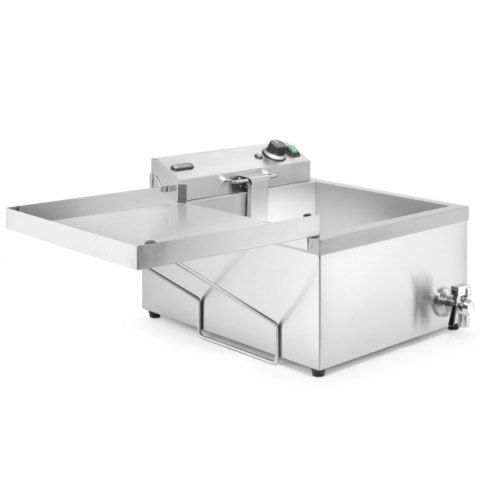 Smażalnik frytownica maszyna do smażenia pączków ryb z półką 12 l 3500 W - Hendi 205914 Smażalnik frytownica maszyna do smażenia pączków ryb z półką 12 l 3500 W - Hendi 205914