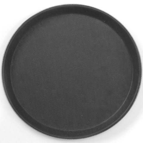 Taca kelnerska antypoślizgowa okrągła śr. 50cm czarna - Hendi 508787 Taca kelnerska antypoślizgowa okrągła śr. 50cm czarna - Hendi 508787