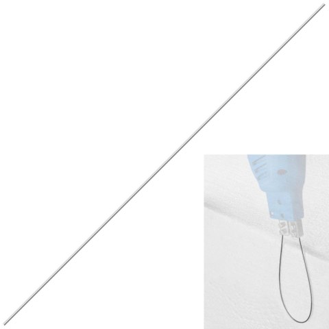 Drut przewód ostrze do cięcia styropianu z żelaza dł. 30.5 cm Drut przewód ostrze do cięcia styropianu z żelaza dł. 30.5 cm