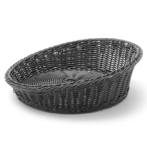 Kosz ekspozycyjny na pieczywo owoce skośny okrągły śr. 370 mm czarny - Hendi 426593 Kosz ekspozycyjny na pieczywo owoce skośny okrągły śr. 370 mm czarny - Hendi 426593