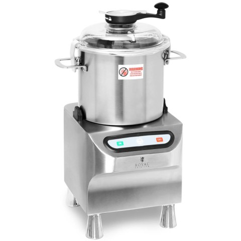 Kuter wilk gastronomiczny do siekania mielenia krojenia mięsa warzyw 8 l 1500 obr./min 800 W Kuter wilk gastronomiczny do siekania mielenia krojenia mięsa warzyw 8 l 1500 obr./min 800 W