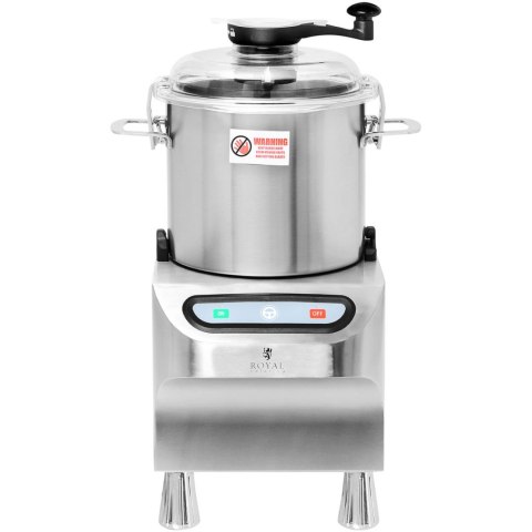 Kuter wilk gastronomiczny do siekania mielenia krojenia mięsa warzyw 8 l 1500 obr./min 800 W Kuter wilk gastronomiczny do siekania mielenia krojenia mięsa warzyw 8 l 1500 obr./min 800 W