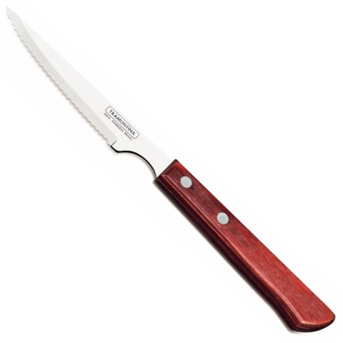 Nóż do steków ząbkowany nierdzewny Churrasco Spanish Style 6 szt. dł. 220 mm czerwony Nóż do steków ząbkowany nierdzewny Churrasco Spanish Style 6 szt. dł. 220 mm czerwony