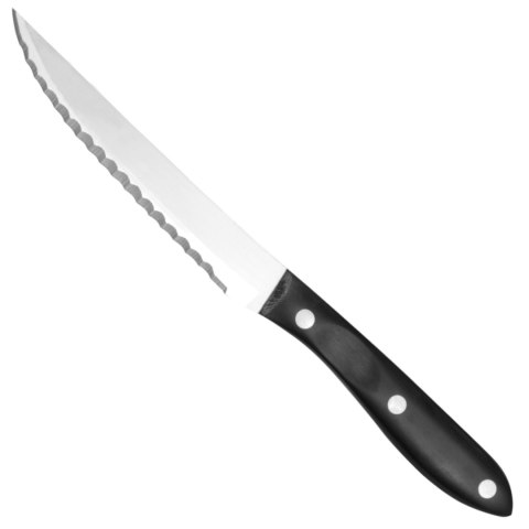 Nóż do steków ząbkowany nierdzewny dł. 120 mm + widelec ZESTAW 2 el. - Hendi 841174 Nóż do steków ząbkowany nierdzewny dł. 120 mm + widelec ZESTAW 2 el. - Hendi 841174