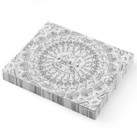 Papier pergaminowy do przekąsek frytek nadruk SZEF KUCHNI 500 szt. 250x200 mm - Hendi 678220 Papier pergaminowy do przekąsek frytek nadruk SZEF KUCHNI 500 szt. 250x200 mm - Hendi 678220