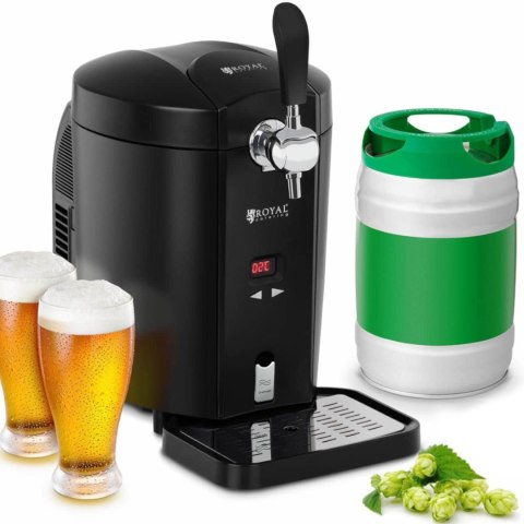 Dozownik nalewak chłodzący do piwa na naboje CO2 keg 5l 2-12 C LED Dozownik nalewak chłodzący do piwa na naboje CO2 keg 5l 2-12 C LED