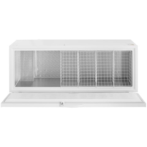 Zamrażarka skrzyniowa zamykana na klucz 4 kosze 560 l -12 do -28 C 135 W Zamrażarka skrzyniowa zamykana na klucz 4 kosze 560 l -12 do -28 C 135 W