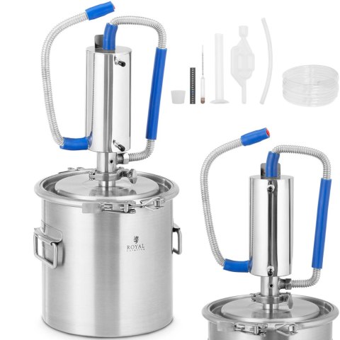 Destylator destylarka ze stali nierdzewnej z alkoholomierzem 12 l Destylator destylarka ze stali nierdzewnej z alkoholomierzem 12 l