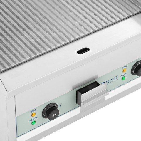 Grill elektryczny płyta grillowa ryflowana podwójna 600 x 400 mm 2 x 2500 W Grill elektryczny płyta grillowa ryflowana podwójna 600 x 400 mm 2 x 2500 W