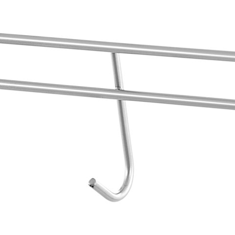 Regał druciany metalowy do kuchni magazynu 4 półki haczyki 90 x 35 x 152 cm do 121 kg Regał druciany metalowy do kuchni magazynu 4 półki haczyki 90 x 35 x 152 cm do 121 kg