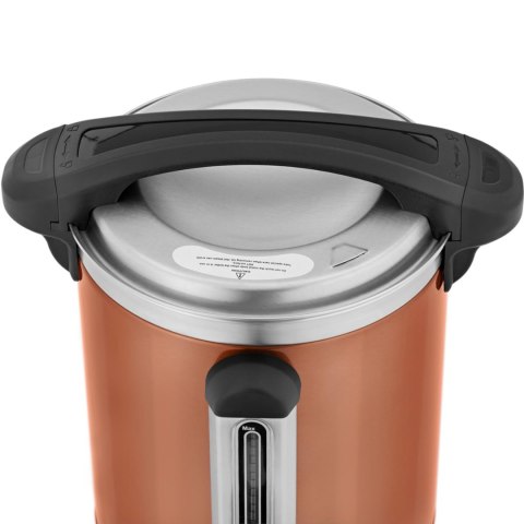 Warnik podgrzewacz do wody z podwójnymi ściankami i ociekaczem 6.1 L 1500 W pomarańczowy Warnik podgrzewacz do wody z podwójnymi ściankami i ociekaczem 6.1 L 1500 W pomarańczowy