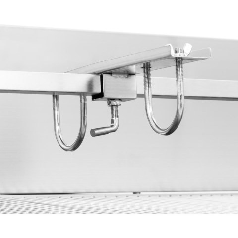 Grill węglowy z rożnem obrotowym elektrycznym do pieczenia prosiaka z osłoną 13 W 40 kg 137 cm Grill węglowy z rożnem obrotowym elektrycznym do pieczenia prosiaka z osłoną 13 W 40 kg 137 cm