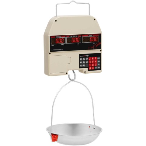 Waga wisząca sklepowa LED 30 kg / 0,005 kg Waga wisząca sklepowa LED 30 kg / 0,005 kg