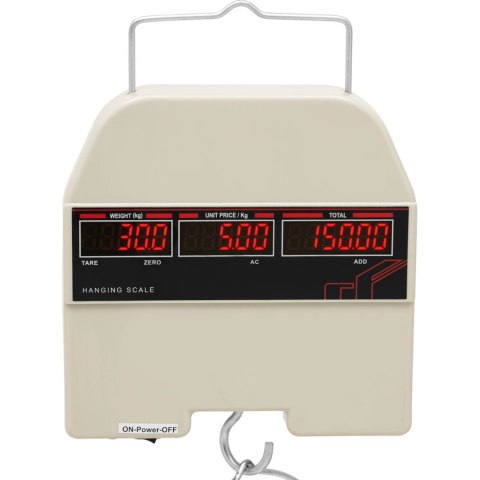 Waga wisząca sklepowa LED 30 kg / 0,005 kg Waga wisząca sklepowa LED 30 kg / 0,005 kg