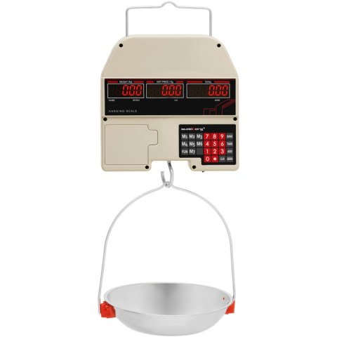 Waga wisząca sklepowa LED 30 kg / 0,005 kg Waga wisząca sklepowa LED 30 kg / 0,005 kg