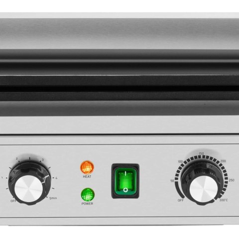 Gofrownica prostokątna na 3 gofry belgijskie TEFLON 1500 W Gofrownica prostokątna na 3 gofry belgijskie TEFLON 1500 W