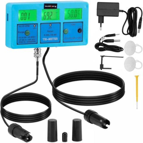 Tester miernik jakości wody 5w1 temperatura pH EC TDS CF Tester miernik jakości wody 5w1 temperatura pH EC TDS CF