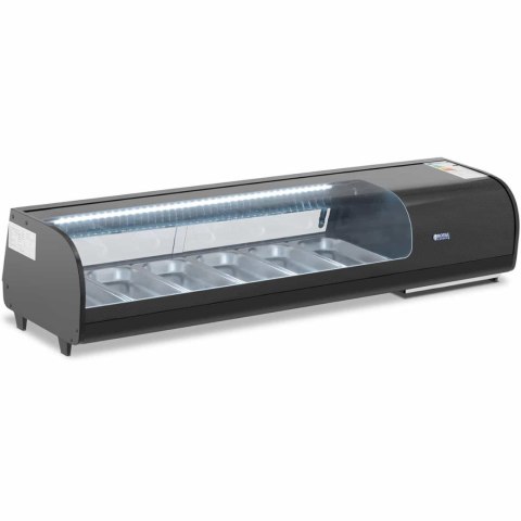 Witryna nadstawa chłodnicza do sushi z oświetleniem LED 6 x GN 1/3 Witryna nadstawa chłodnicza do sushi z oświetleniem LED 6 x GN 1/3