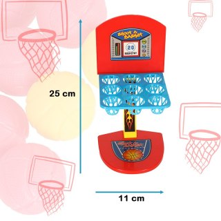 Gra zręcznościowa koszykówka basketball zestaw kieszonkowy kosz katapulta piłki