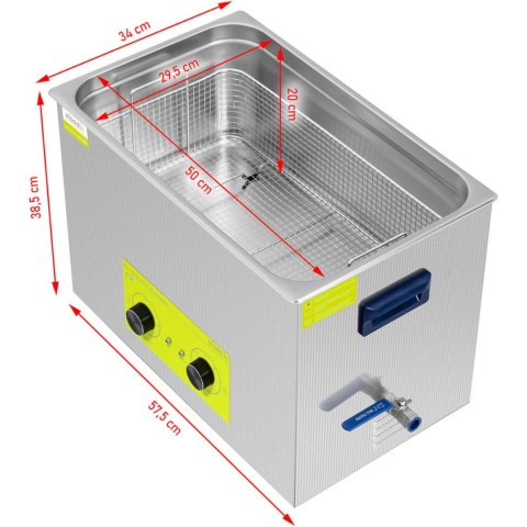 Myjka wanna ultradźwiękowa oczyszczacz 30 l 600 W Myjka wanna ultradźwiękowa oczyszczacz 30 l 600 W
