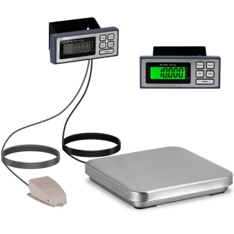 Waga kuchenna spożywcza do pizzy z pedałem nożnym LCD 10 kg / 2 g 32 x 31 cm Waga kuchenna spożywcza do pizzy z pedałem nożnym LCD 10 kg / 2 g 32 x 31 cm