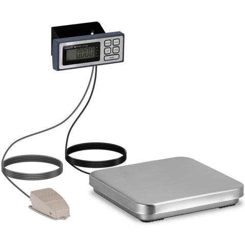 Waga kuchenna spożywcza do pizzy z pedałem nożnym LCD 5 kg / 1 g 32 x 31 cm Waga kuchenna spożywcza do pizzy z pedałem nożnym LCD 5 kg / 1 g 32 x 31 cm