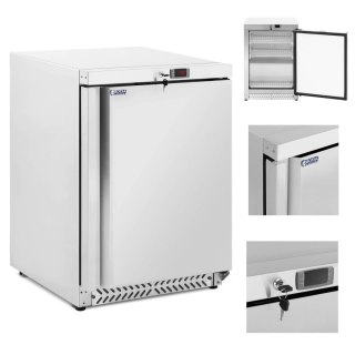 Szafa mroźnicza zamrażarka 3 półki 170 l 215 W - srebrna
