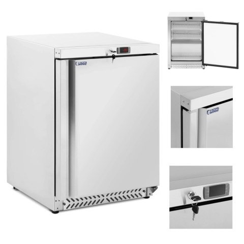 Szafa mroźnicza zamrażarka 3 półki 170 l 215 W - srebrna Szafa mroźnicza zamrażarka 3 półki 170 l 215 W - srebrna