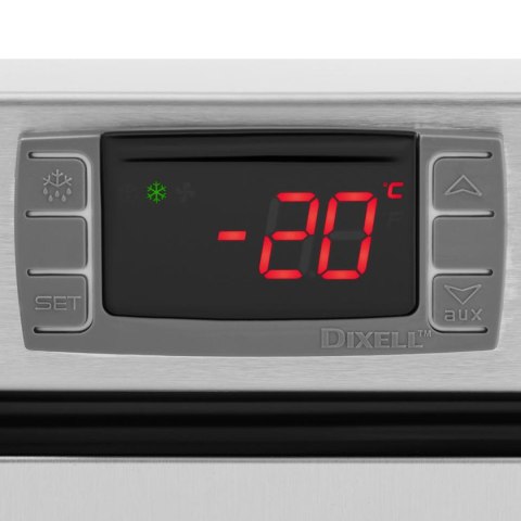 Szafa mroźnicza zamrażarka 3 półki 170 l 215 W - srebrna Szafa mroźnicza zamrażarka 3 półki 170 l 215 W - srebrna
