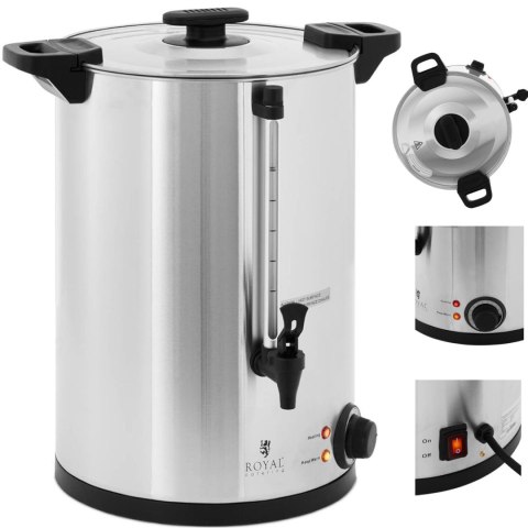 Warnik podgrzewacz do wody z podwójnymi ściankami 16.5 L 2500 W srebrny Warnik podgrzewacz do wody z podwójnymi ściankami 16.5 L 2500 W srebrny
